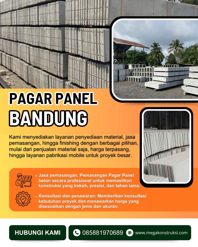 Jasa Pemasangan Pagar Panel Bandung
