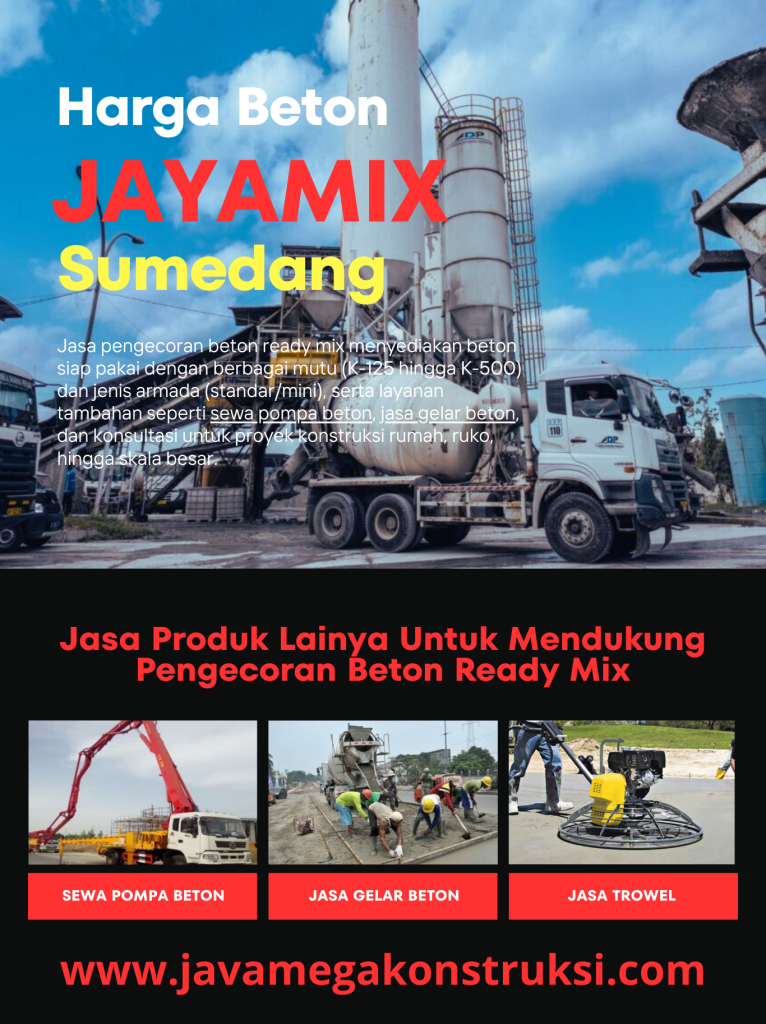 Harga Jayamix sumedang per m3