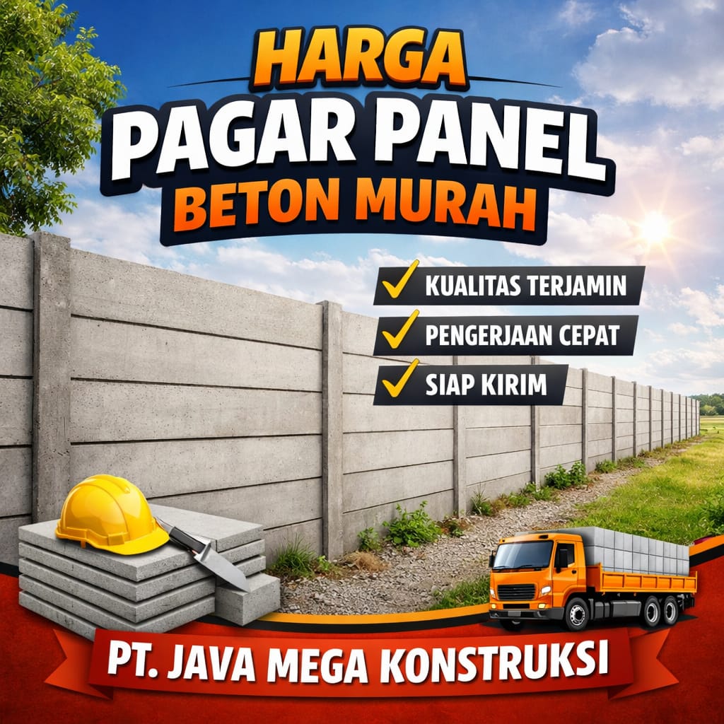 Harga Pagar Panel Beton Terpasang Indramayu Update 2026