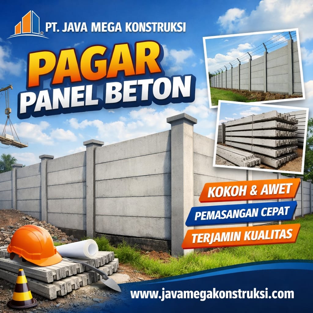 Harga Pagar Panel Beton Permeter Lari Jakarta 2026