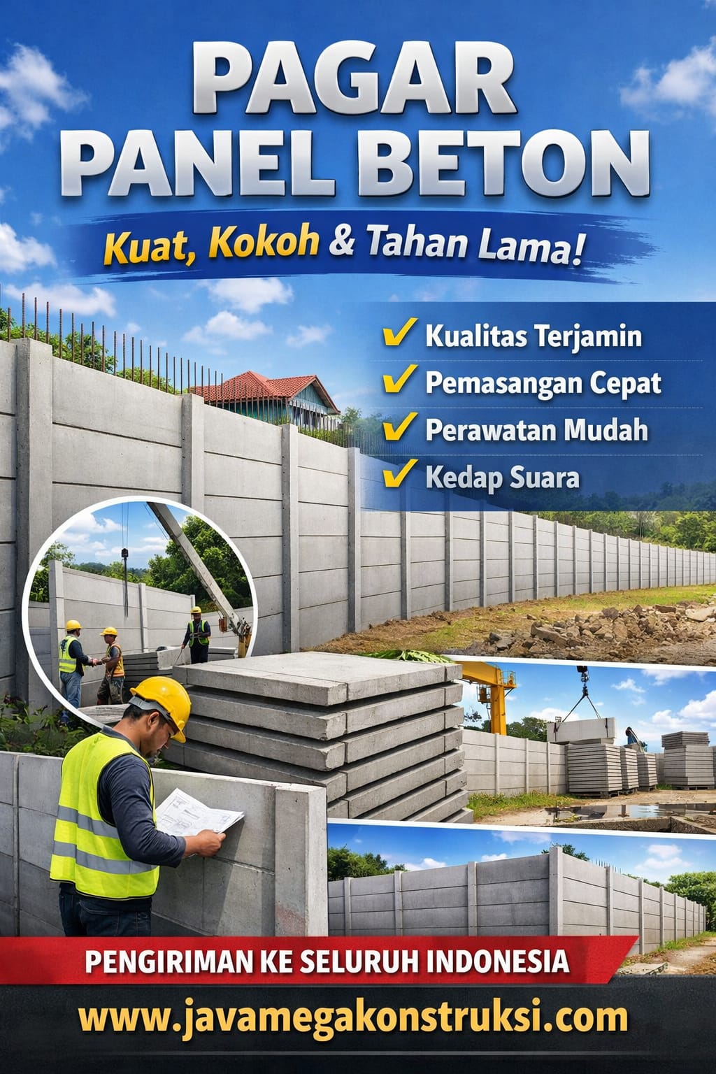 Harga Pagar Panel Beton Precast Sumedang 2026