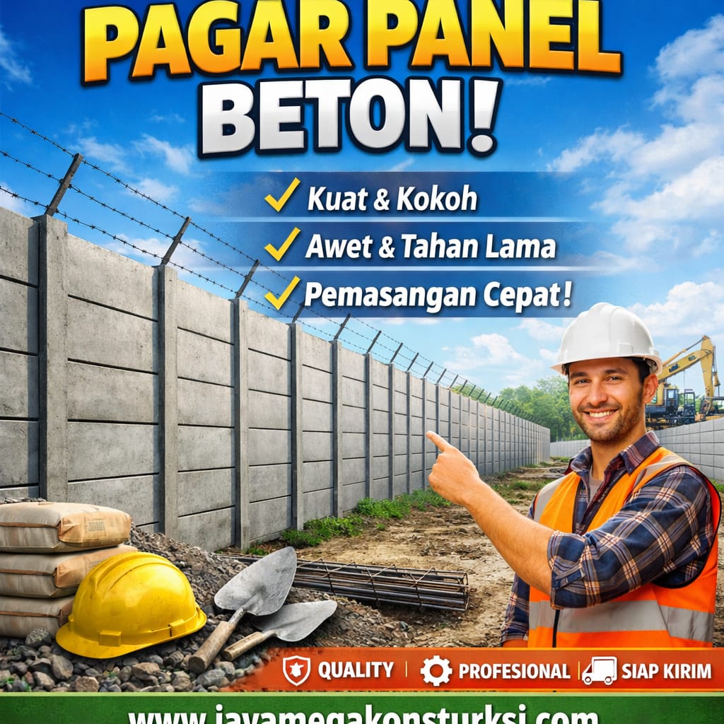 Harga Pagar Panel Beton Per Lembar Bekasi 2026