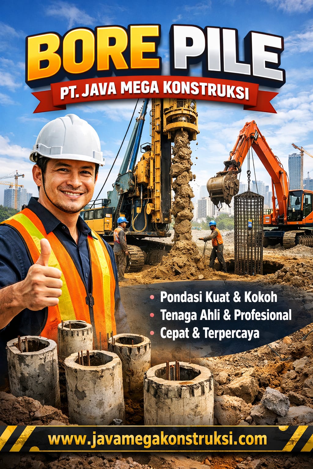 Jasa Bore Pile Tangerang Per Meter Profesional 2026