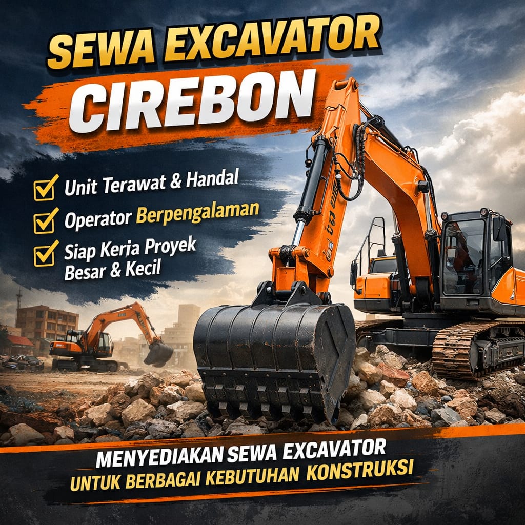Harga Sewa Excavator Per Hari Cirebon 2026